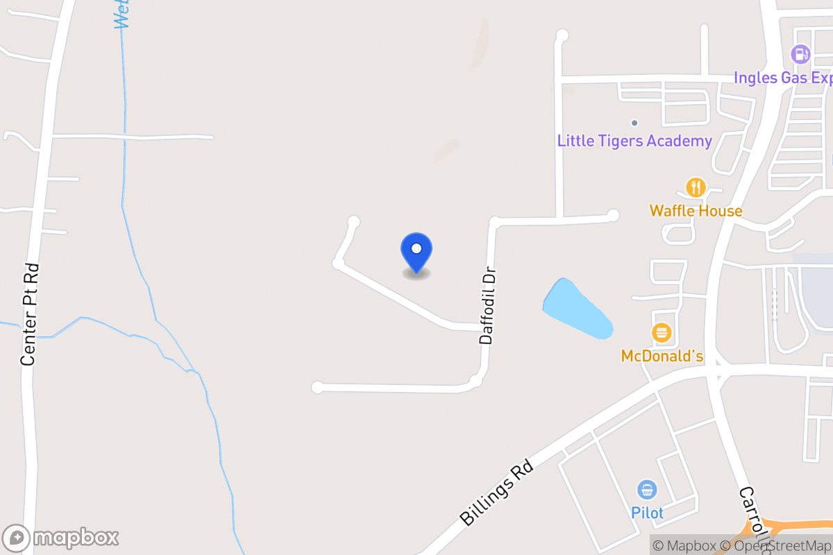 Map of 417 Clematis Ct
