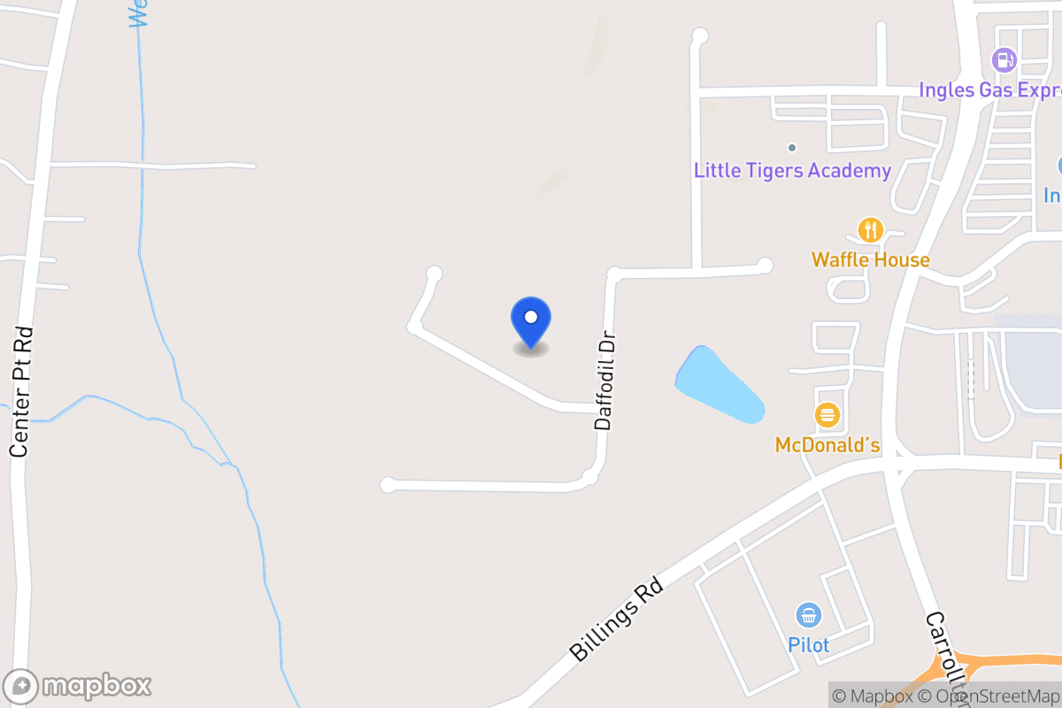 Map of 413 Clematis Ct