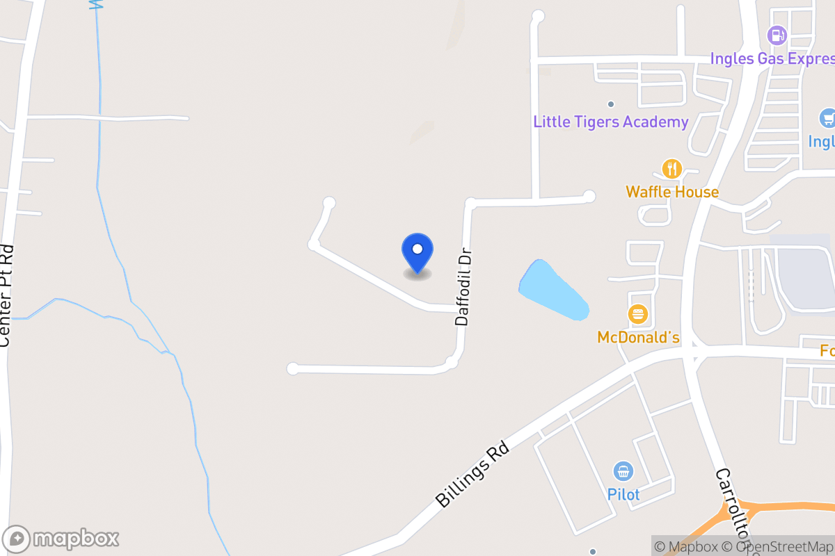 Map of 409 Clematis Ct