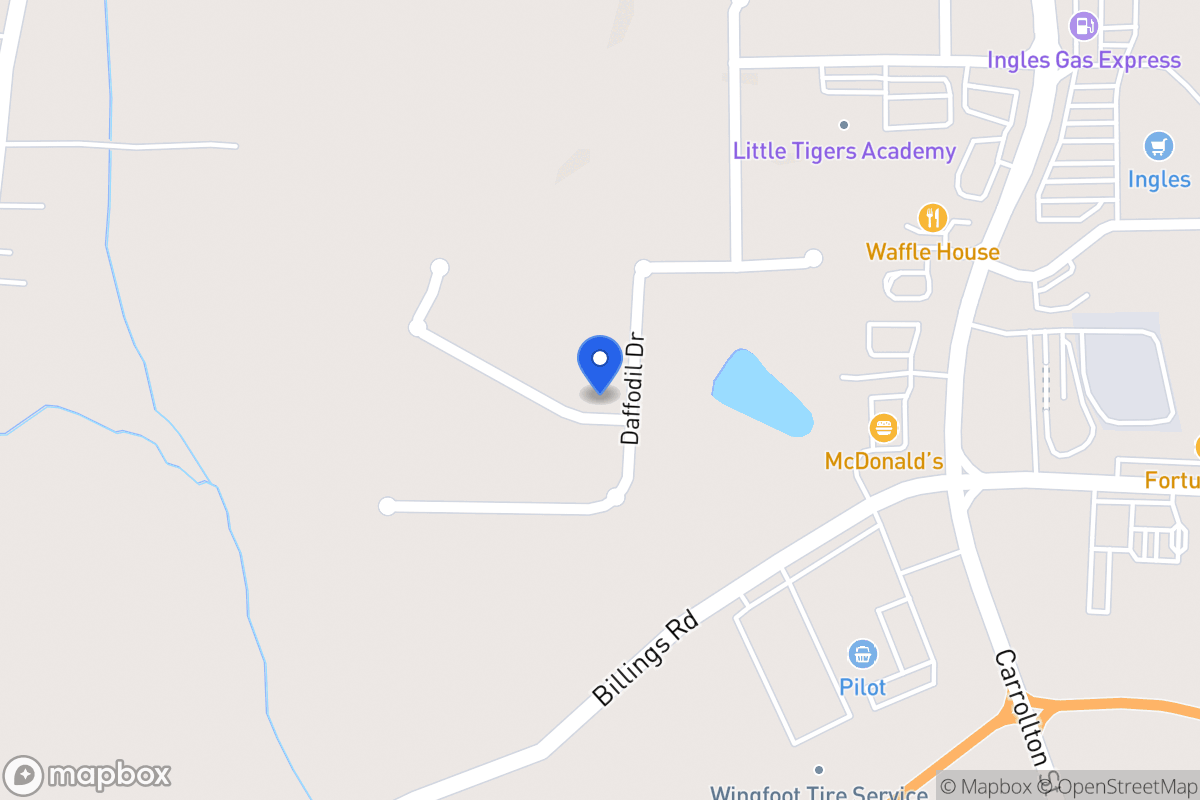 Map of 361 Daffodil Dr