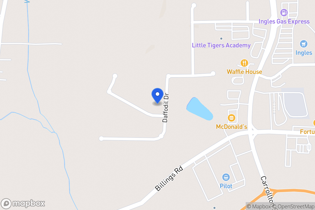 Map of 357 Daffodil Dr