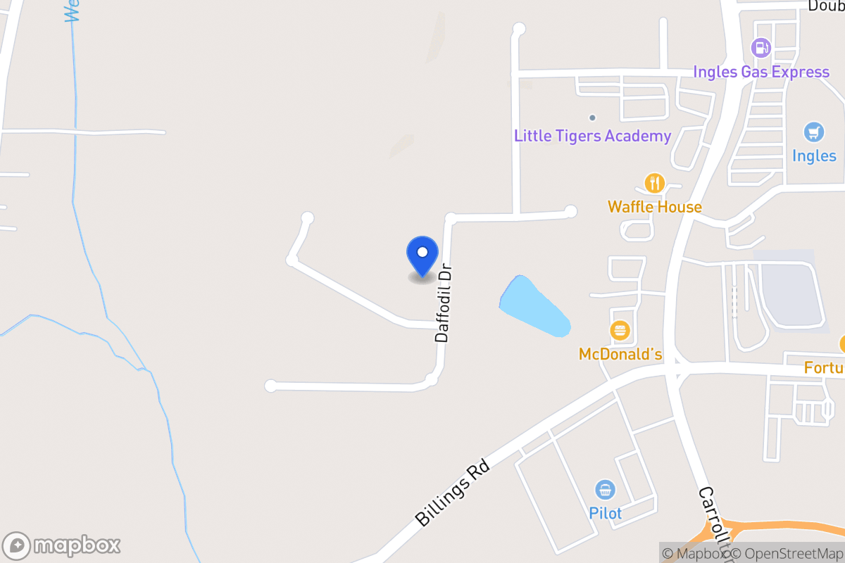 Map of 353 Daffodil Dr