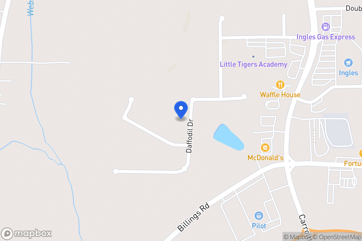 Map of 349 Daffodil Dr