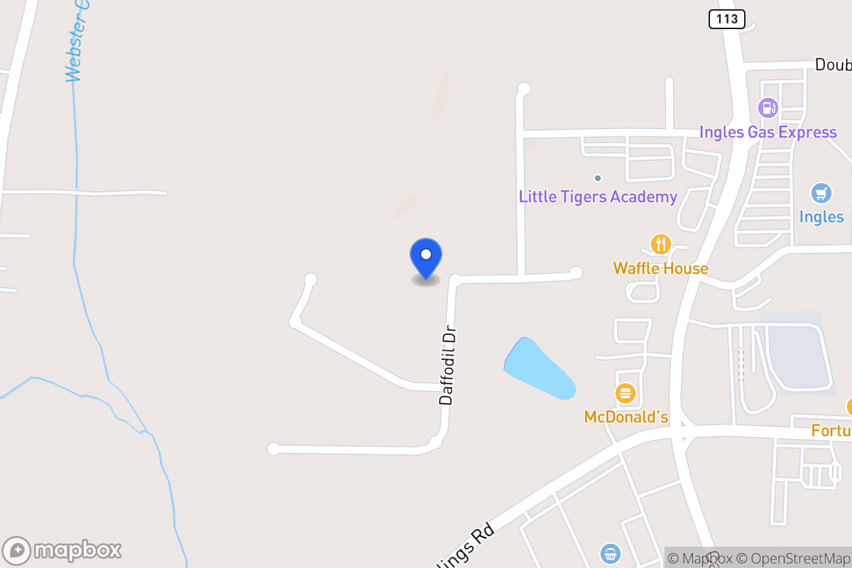 Map of 341 Daffodil Dr