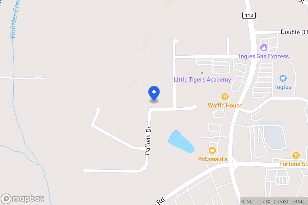 Map of 329 Daffodil Dr