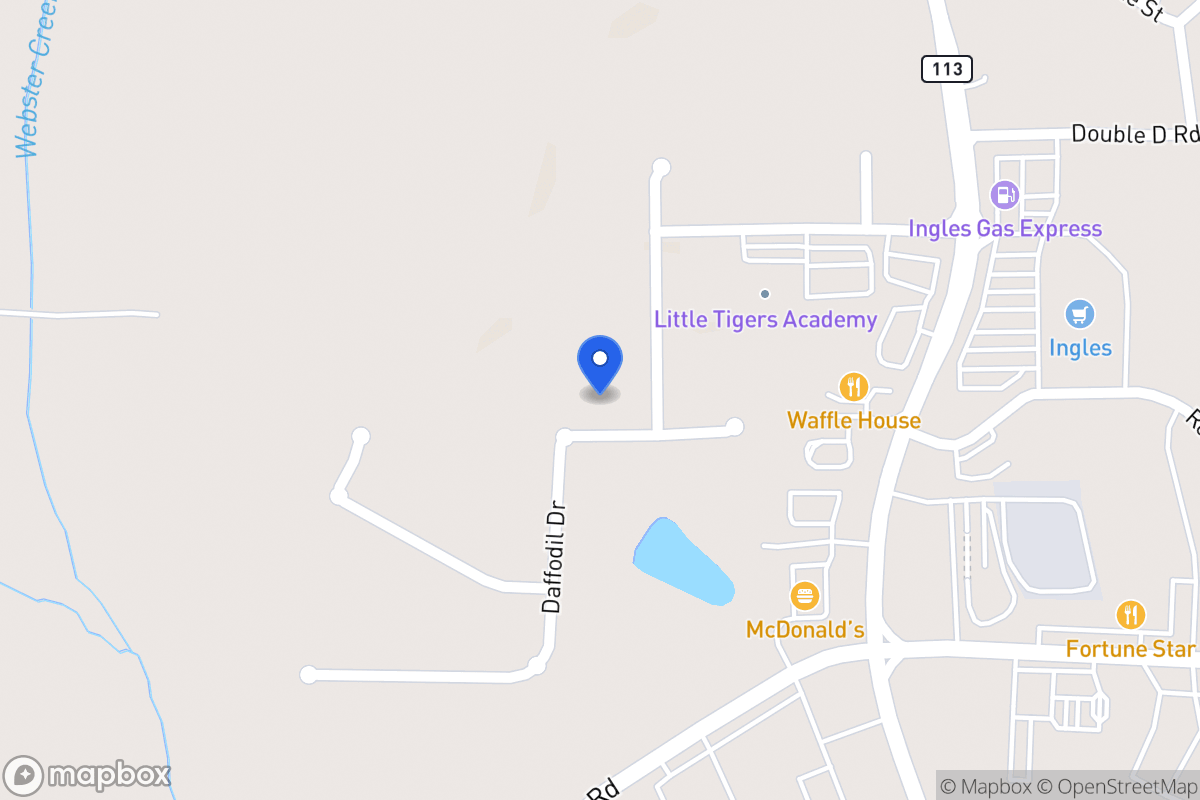 Map of 325 Daffodil Dr