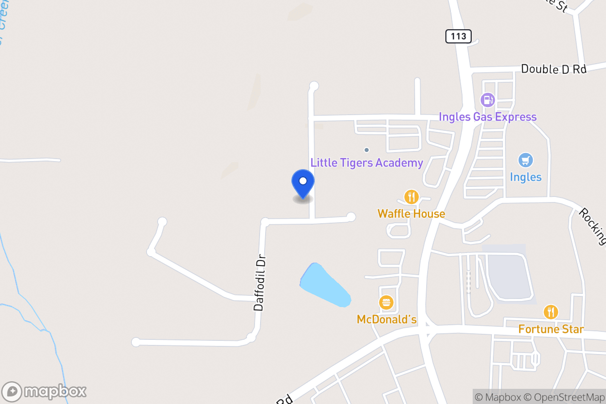 Map of 317 Daffodil Dr