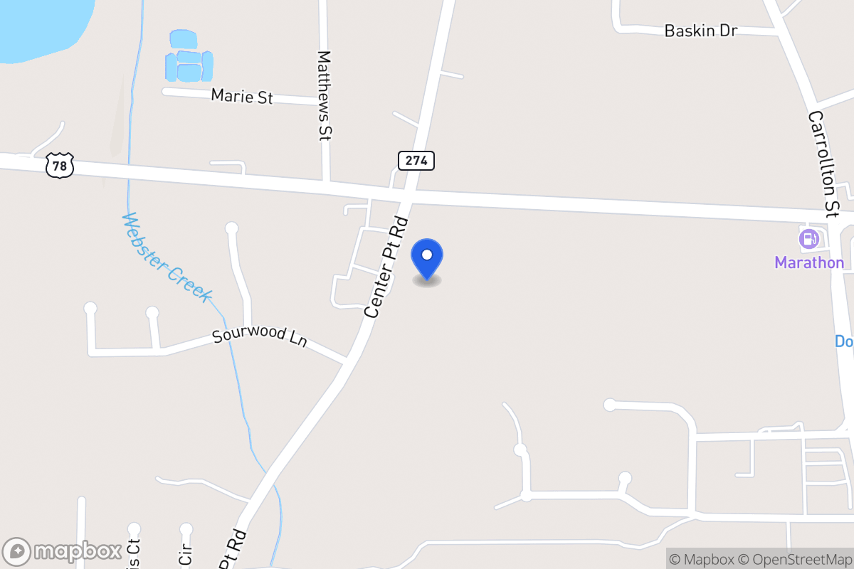Map of 298 Center Point Rd