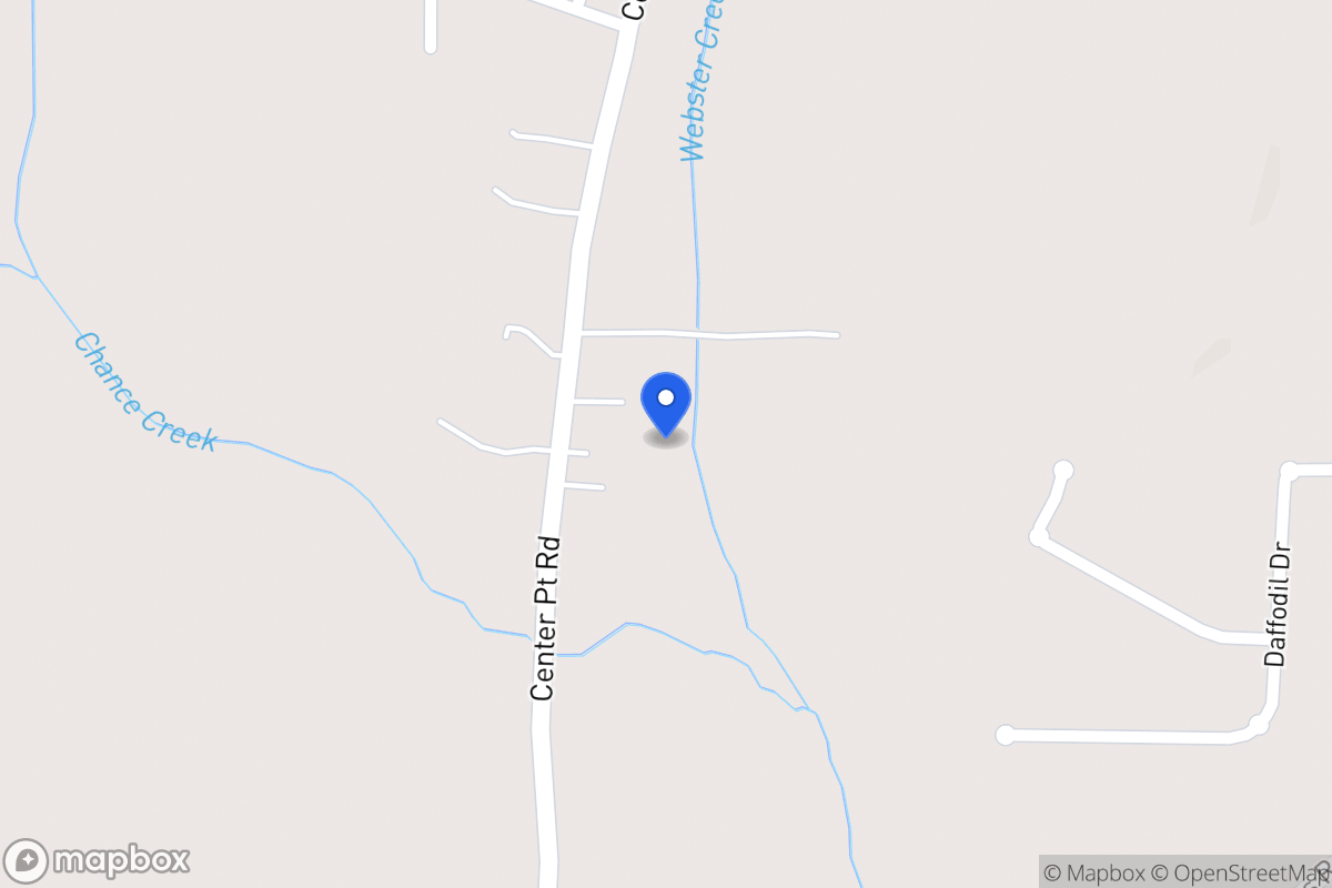 Map of 580 Center Point Rd