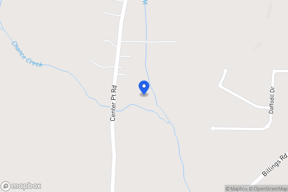 Map of 620 Center Point Rd
