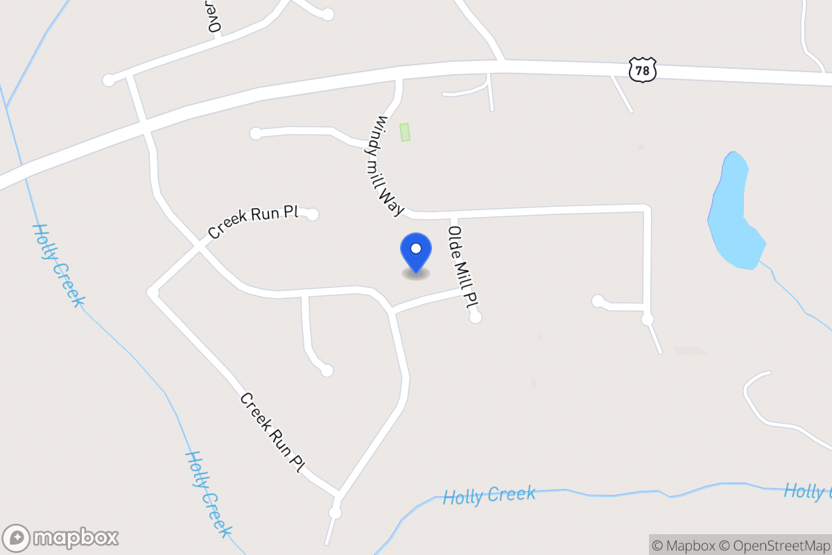 Map of 705 Mill Creek Dr