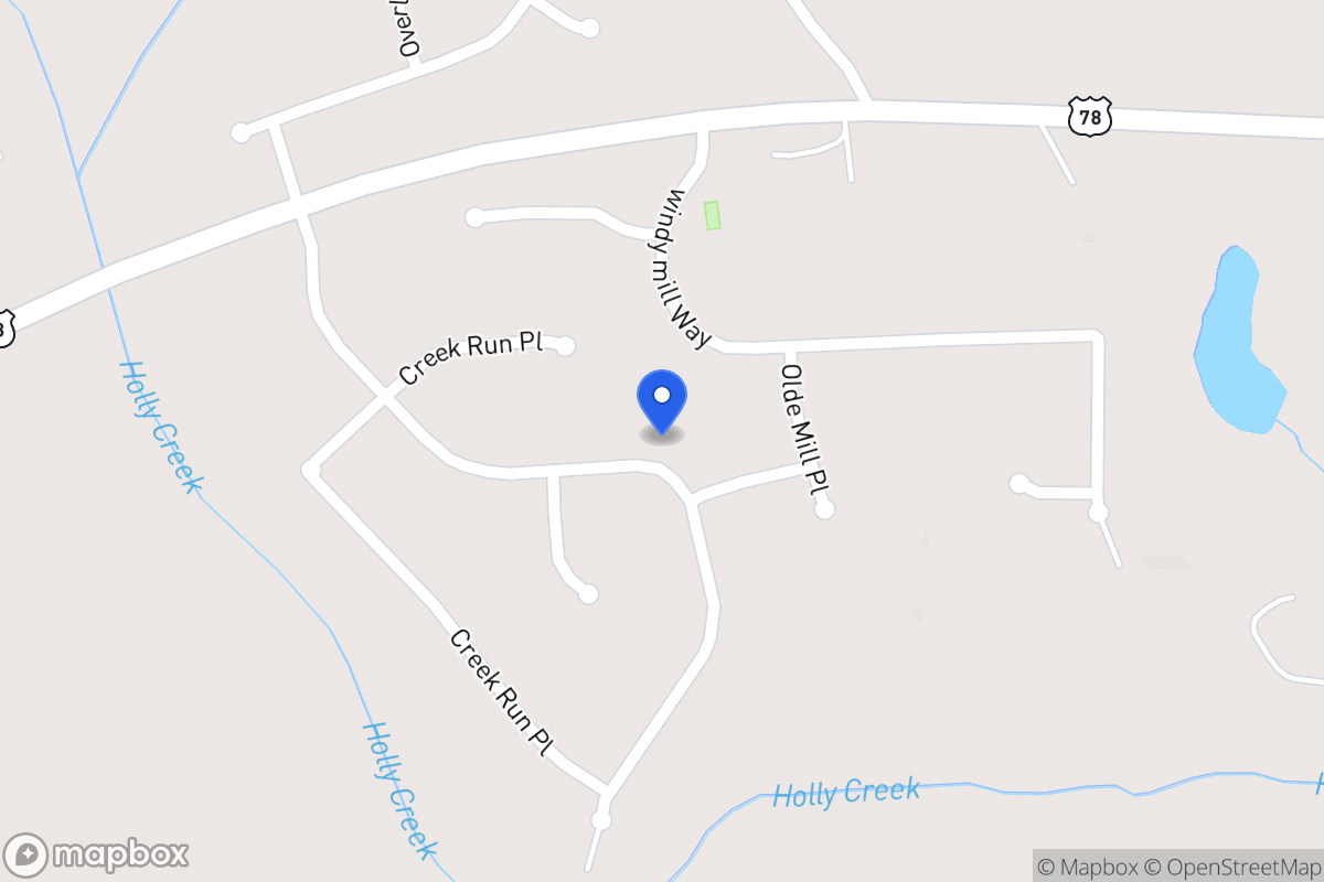Map of 605 Windy Mill Xing