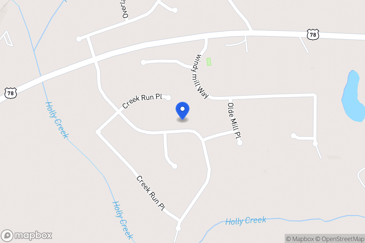 Map of 609 Windy Mill Xing