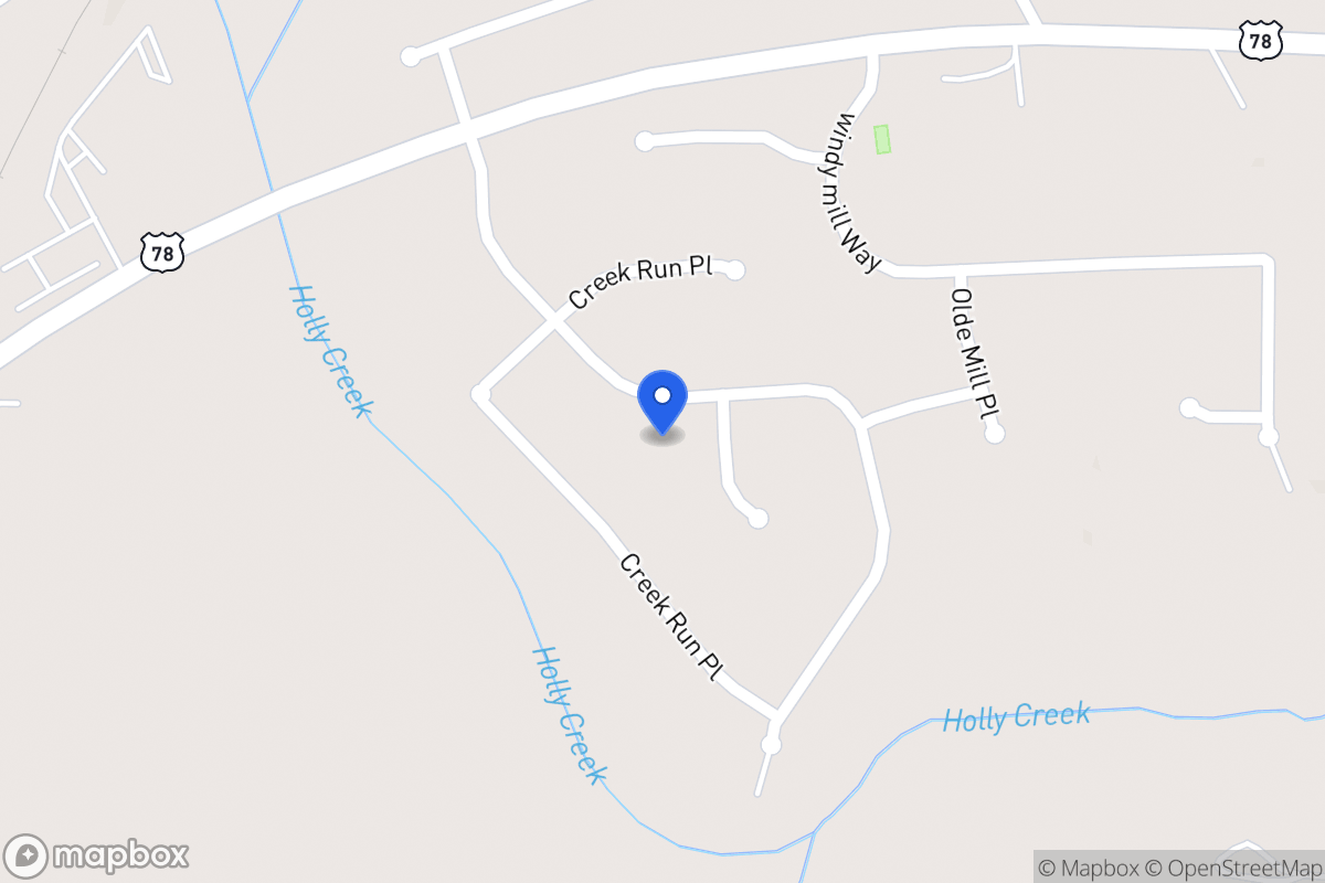 Map of 626 Windy Mill Xing