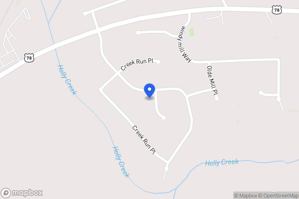 Map of 701 Creekridge Ct