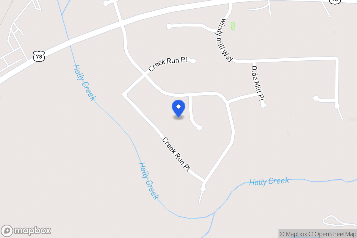 Map of 705 Creekridge Ct