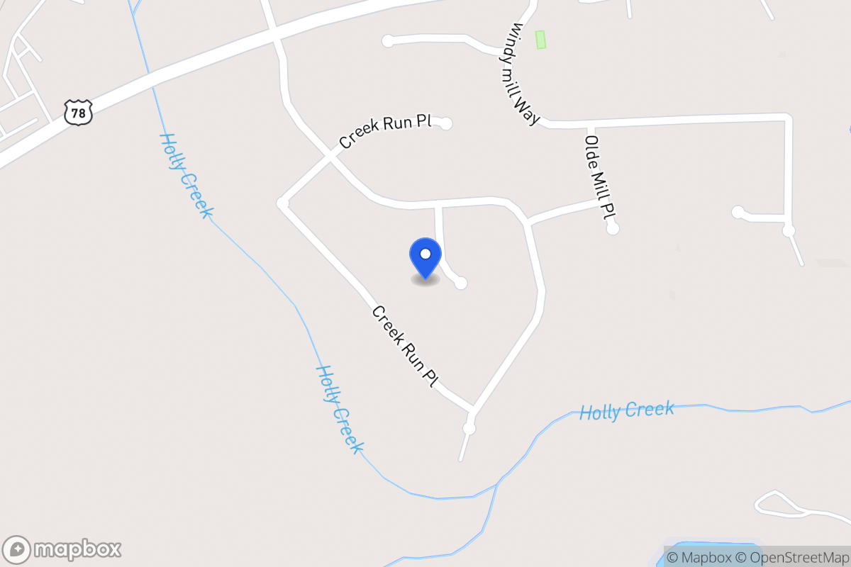Map of 709 Creekridge Ct