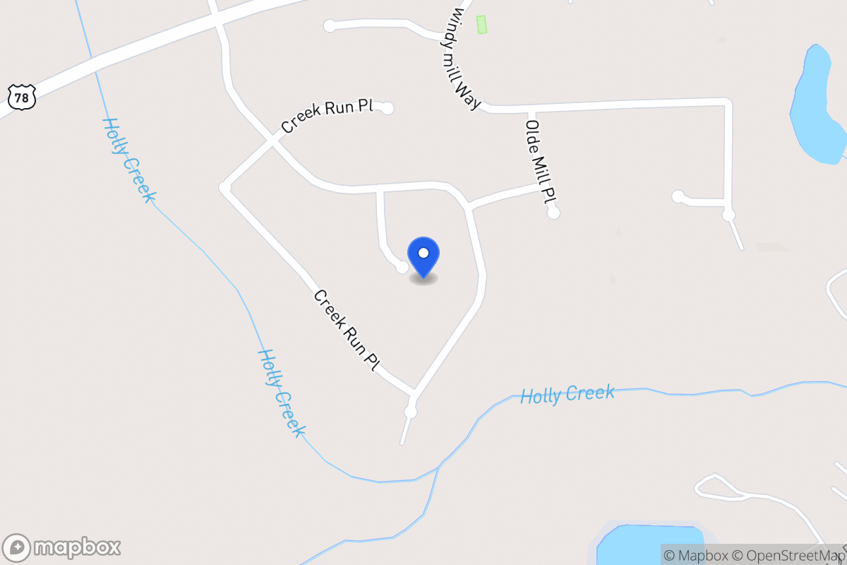 Map of 718 Creekridge Ct
