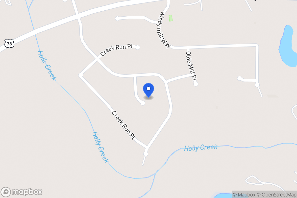 Map of 714 Creekridge Ct