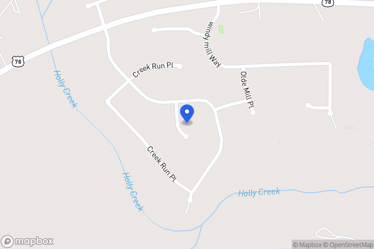 Map of 706 Creekridge Ct