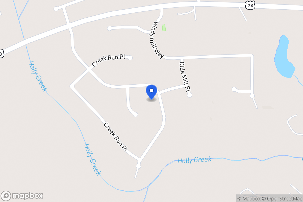 Map of 801 Windy Mill Ct