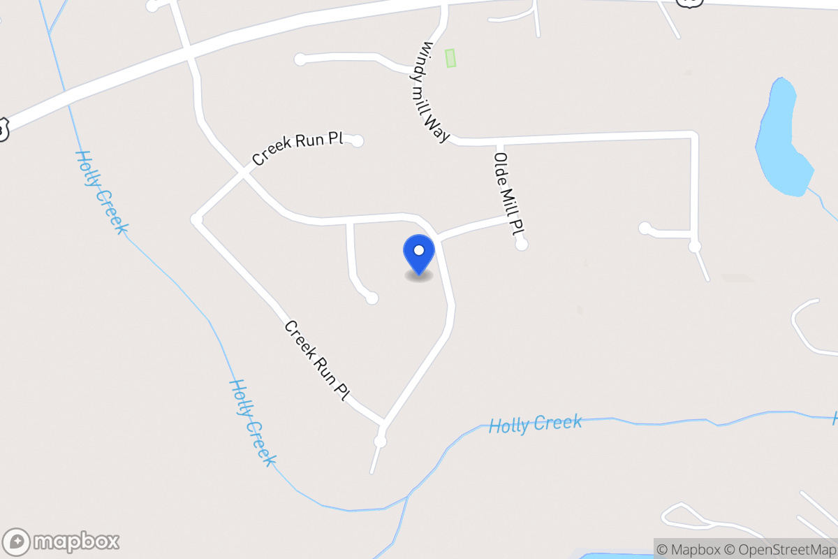 Map of 805 Windy Mill Ct
