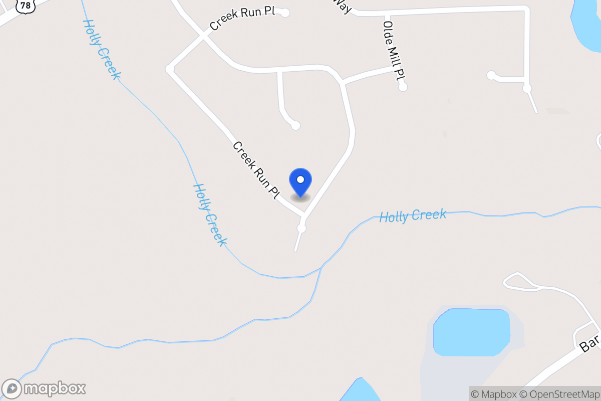 Map of 901 Creek Run Pl