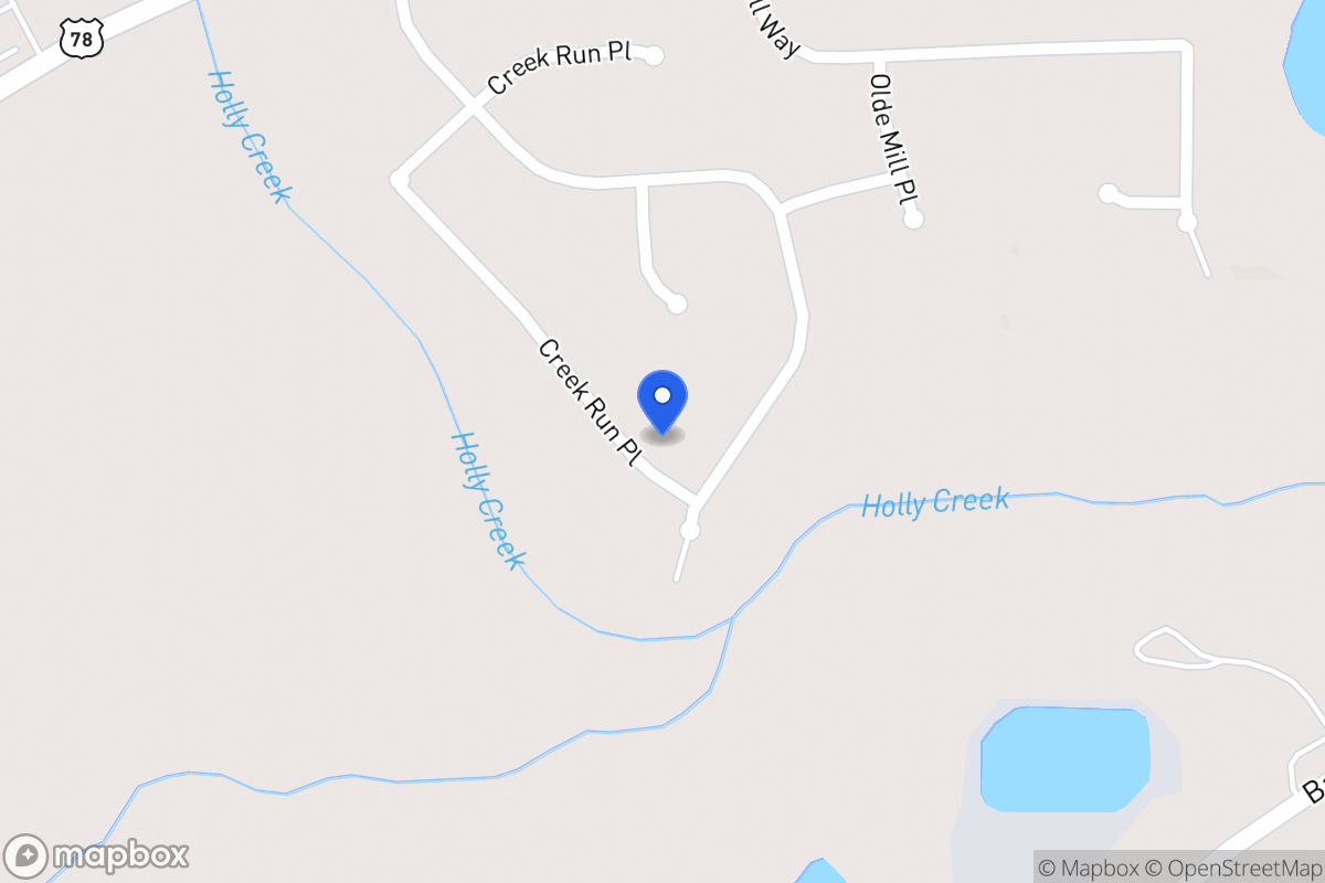 Map of 907 Creek Run Pl