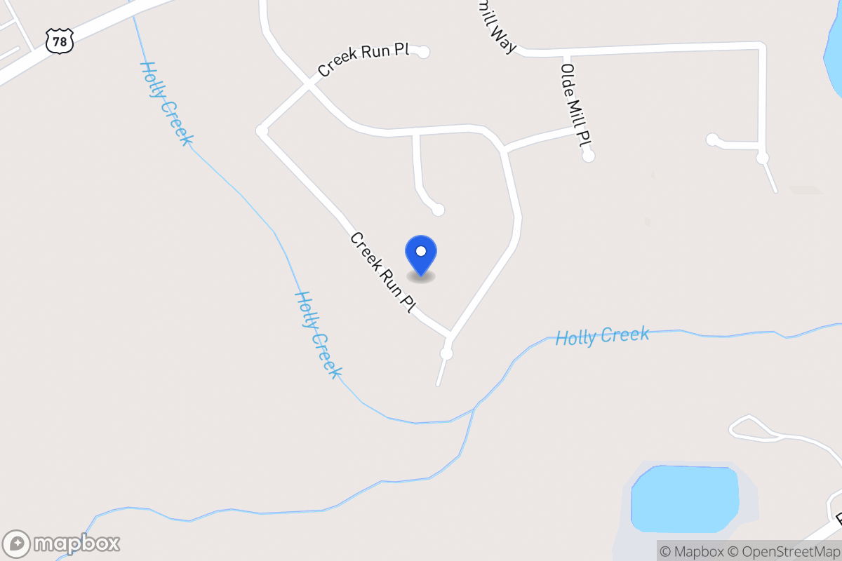 Map of 911 Creek Run Pl