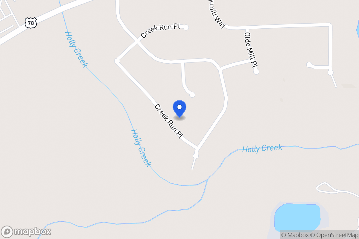 Map of 915 Creek Run Pl