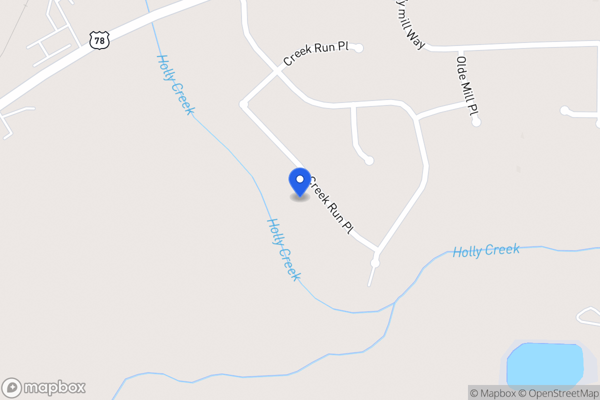 Map of 926 Creek Run Pl