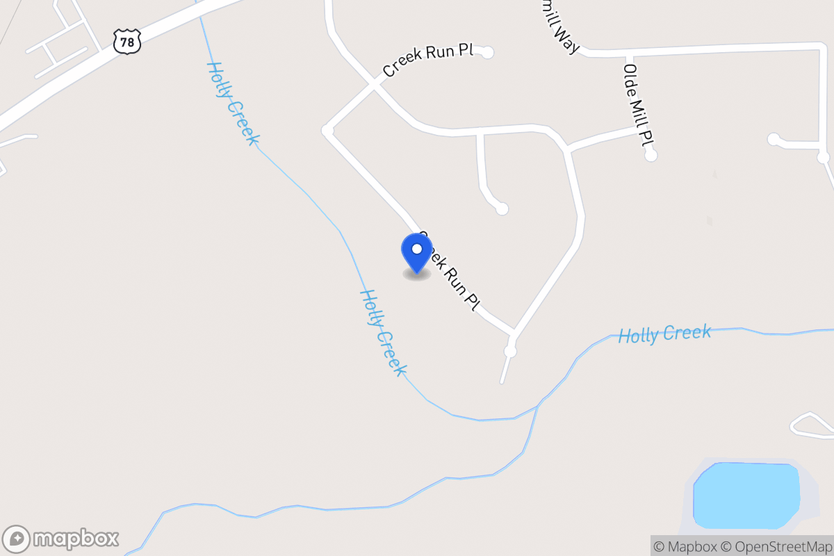 Map of 922 Creek Run Pl