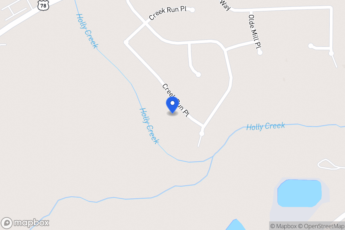 Map of 914 Creek Run Pl