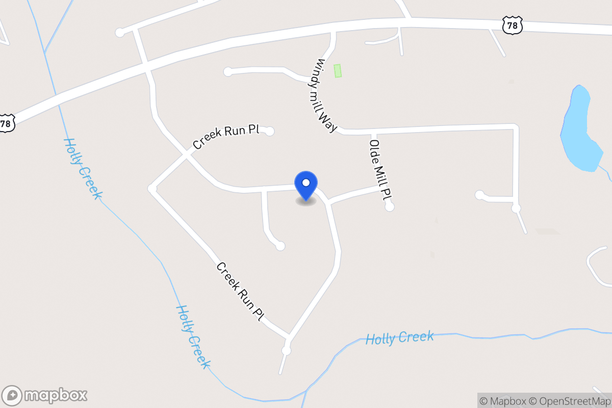 Map of 604 Windy Mill Xing