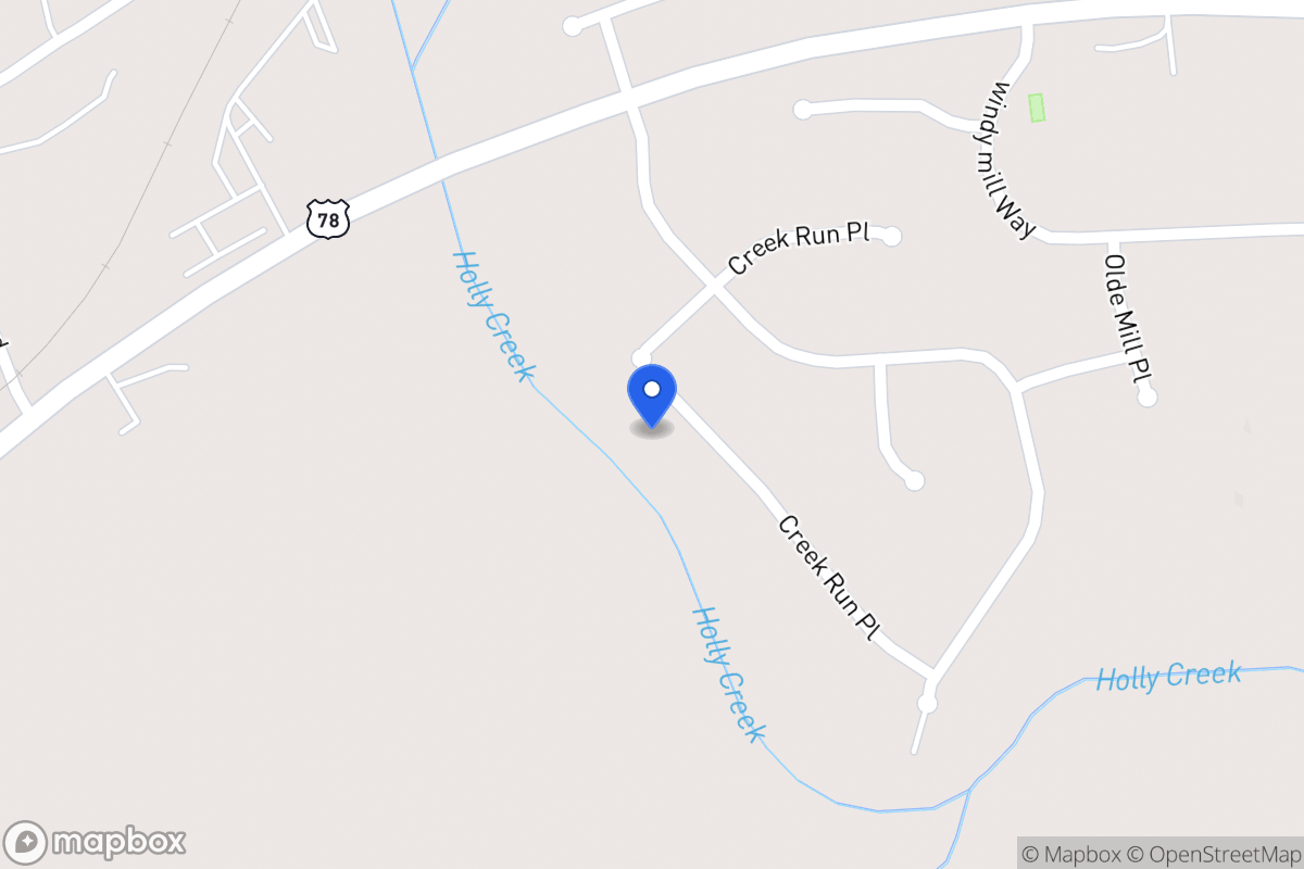 Map of 950 Creek Run Pl