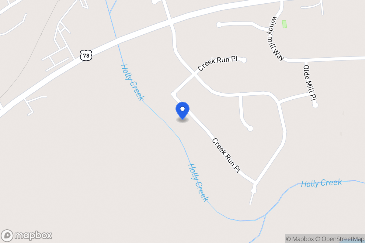 Map of 946 Creek Run Pl