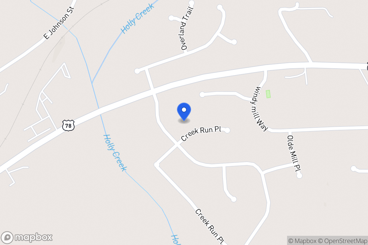 Map of 984 Creek Run Pl