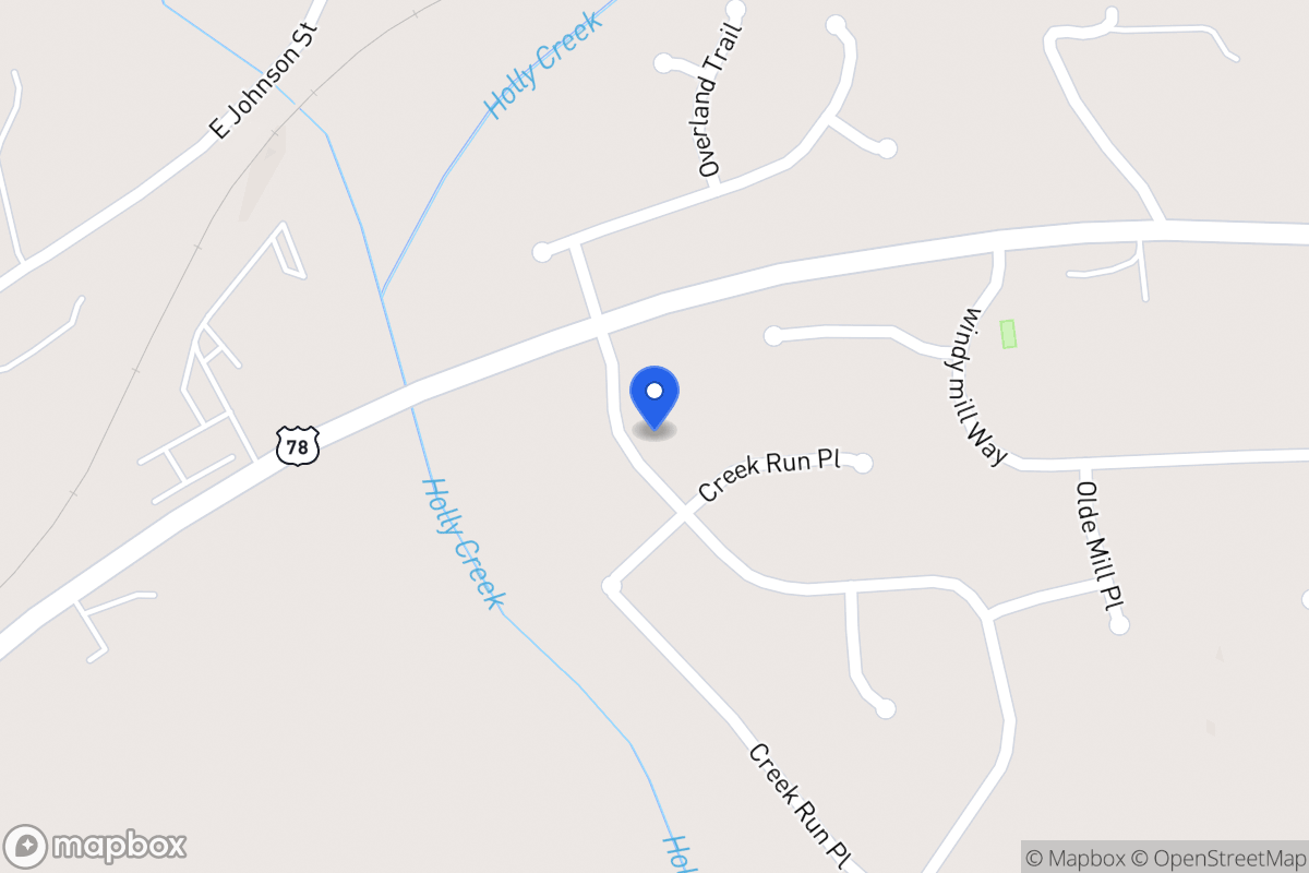 Map of 651 Windy Mill Xing