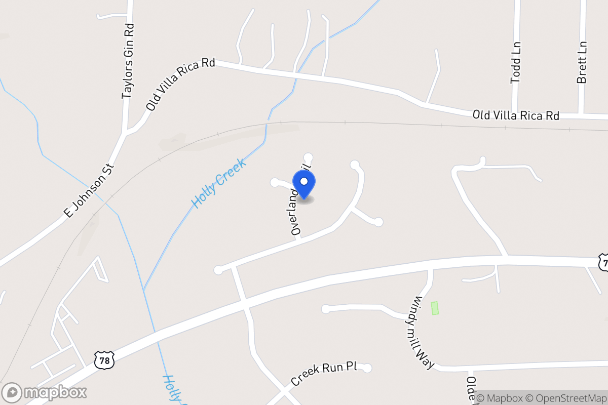 Map of 305 Overland Trl