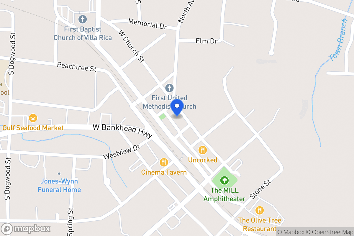 Map of W Temple St
