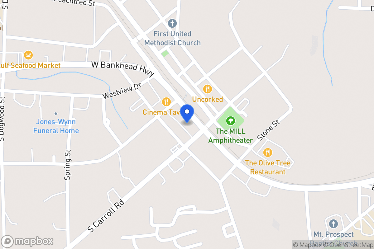 Map of 112 W Montgomery St