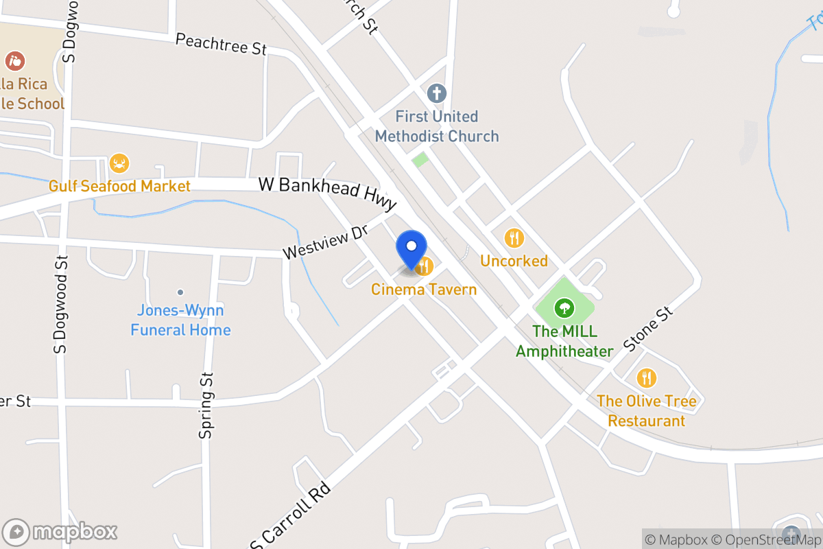 Map of 115 S Candler St 09