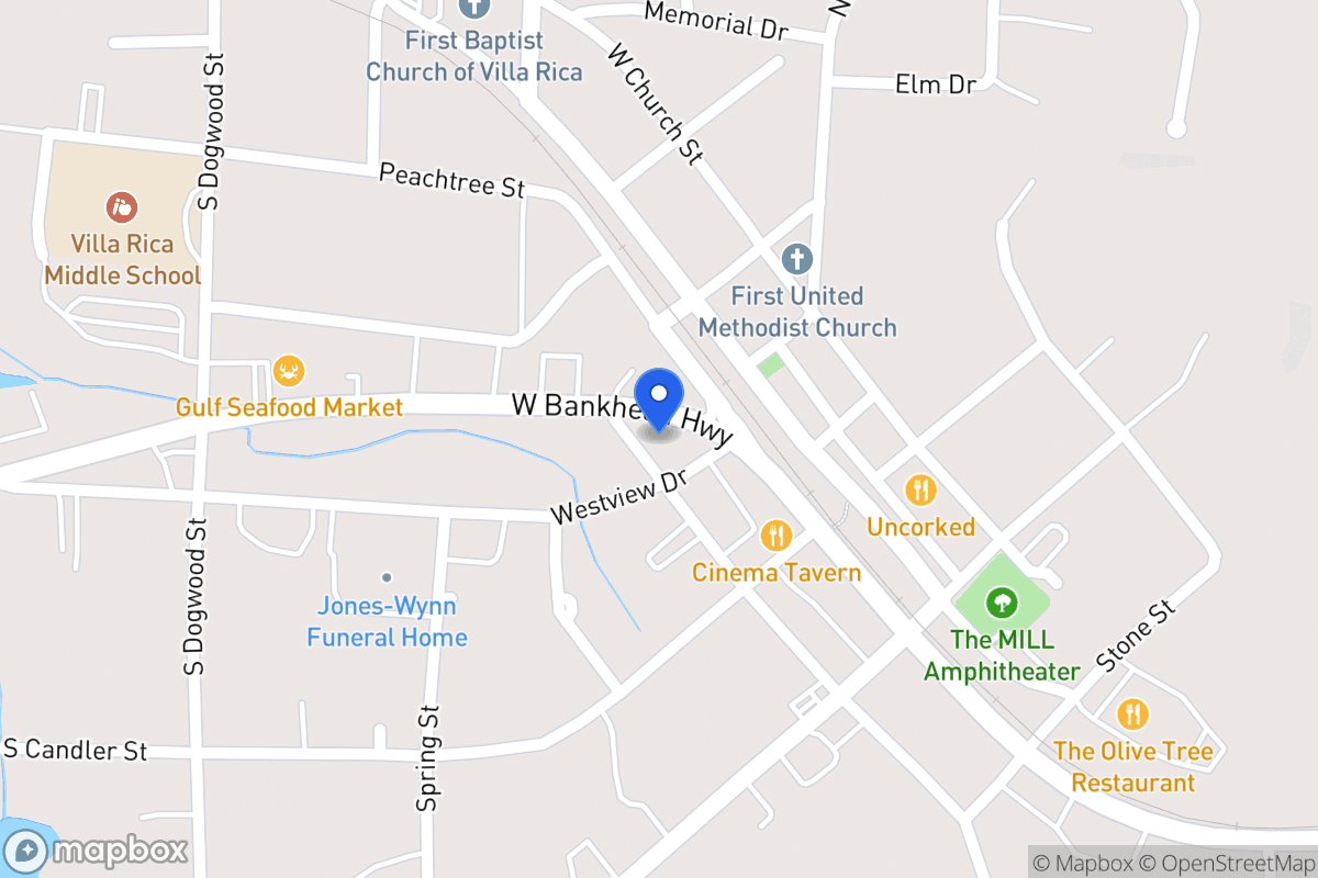 Map of 116 W Bankhead Hwy