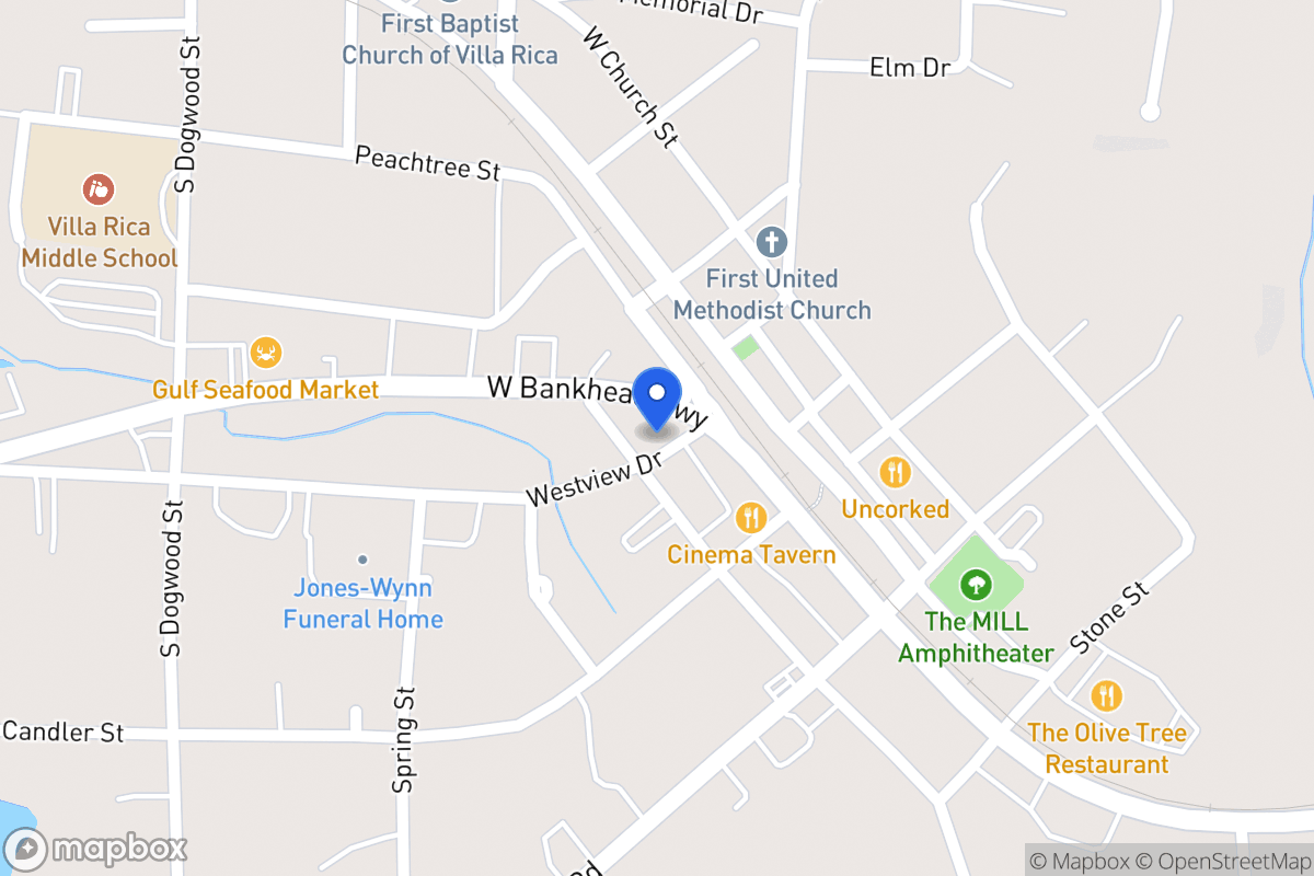 Map of 100 W Bankhead Why