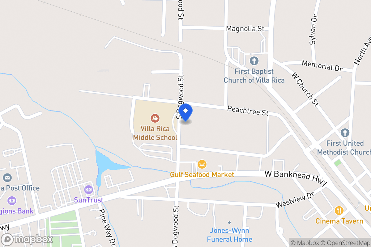 Map of 206 S Dogwood St
