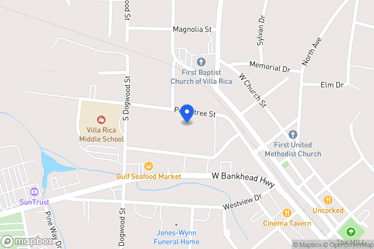 Map of 114 Peachtree St