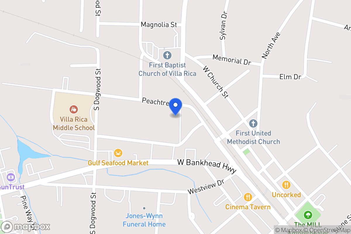 Map of 106 Peachtree St