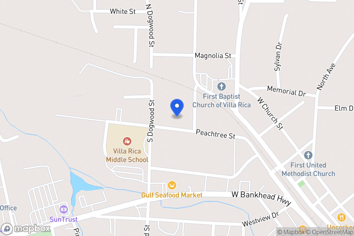 Map of 207 Peachtree St