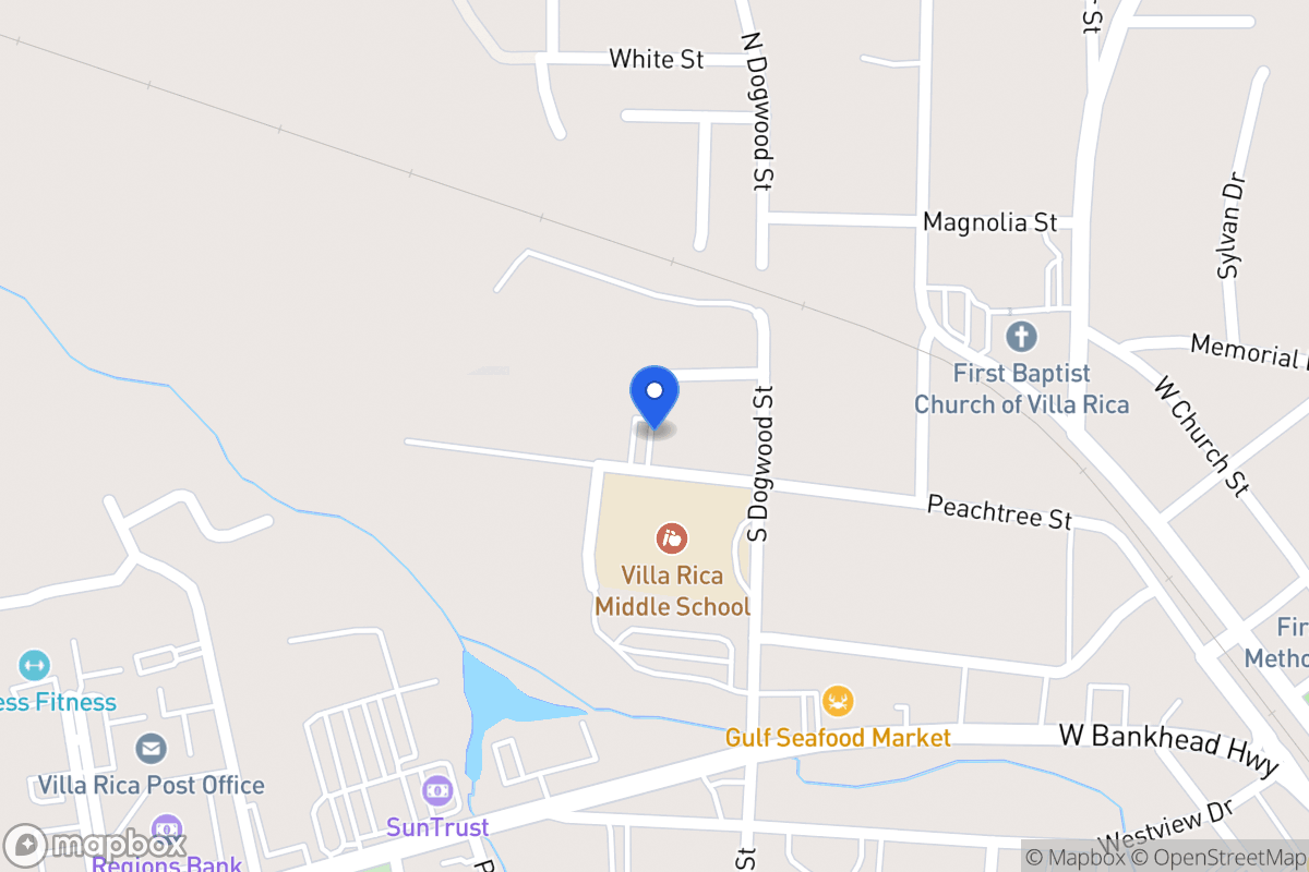 Map of 313 Peachtree St