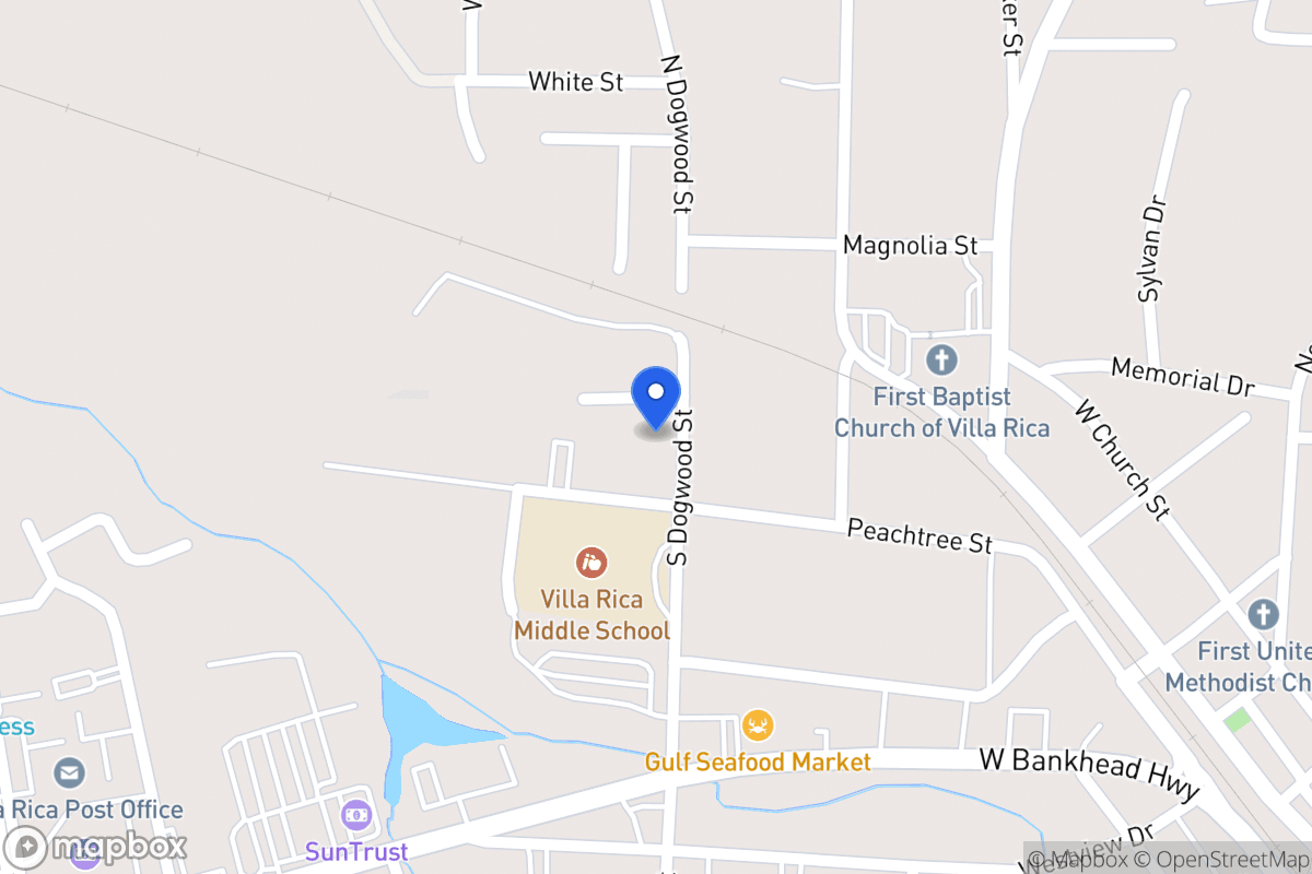 Map of 113 S Dogwood St